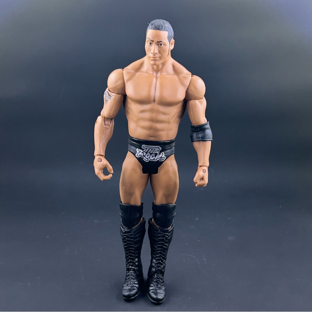 Mattel WWE Basic The Rock Wrestling Action Figure 2017 Summerslam Dwayne Johnson